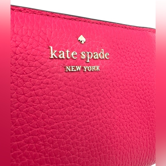 Kate Spade Staci Pebbled Leather Medium Compact Bifold Wallet - Picture 8 of 13